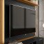 Painel de Tv 58" com Led Freijo/Preto